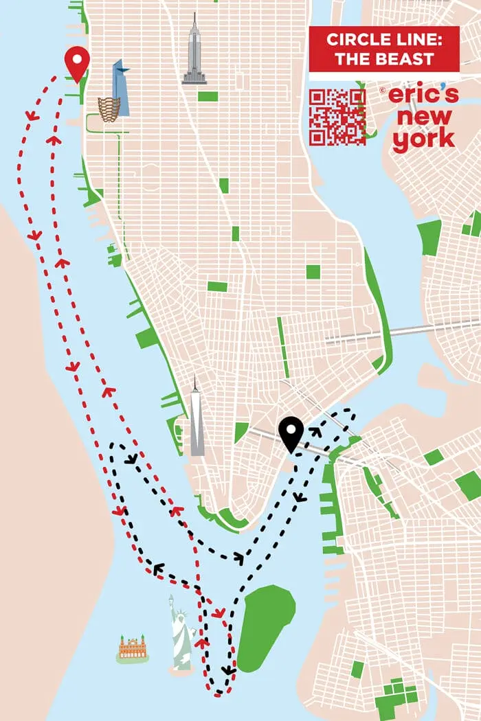 Circle Line The Beast i New York - Rutt
