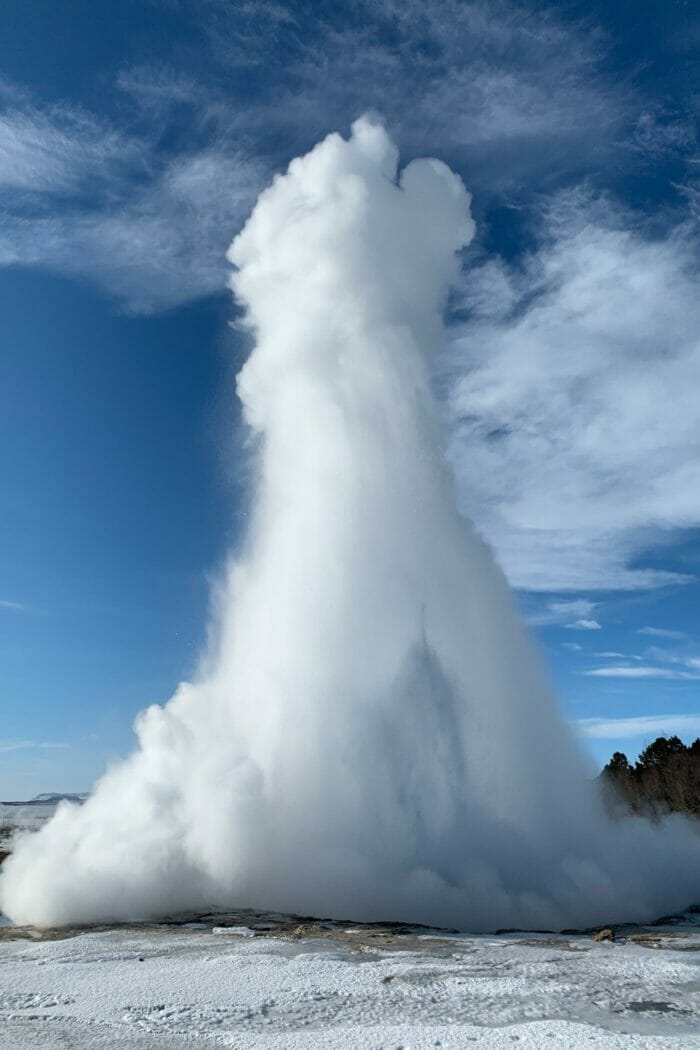 Stopover pa Island - Gejser