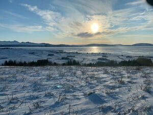Stopover på Island på väg till New York