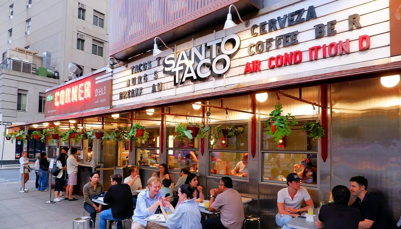 Den b&auml;sta mexikanska maten i New York - Santo Taco